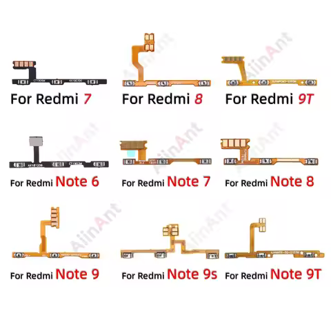 OEM Up Down Button Mute key Switch On Off Volume Power Flex Cable For Xiaomi Redmi Note 6 7 8 9 7A 9