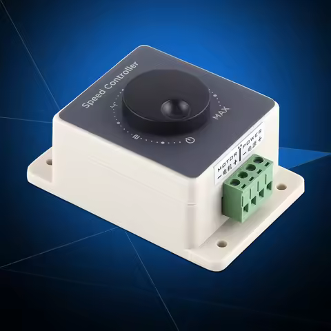 DC10-60V 20A Pulse Width Modulator PWM Motor Speed Controller Waterproof Shell Speed Regulator Speed