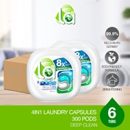 La Nature Laundry Capsules 50 Pods 6 Tubs