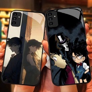 MK-57 Detective Liquid HD Glass Casing for Samsung A05S A35 A55 A24 A14 A15 A04S A34 A25 M15 A54 S21