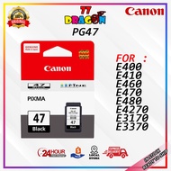 Canon PG 47 Ink Cartridge For E400/E410/E460/E470E480/E3170