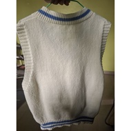 Blue cute knitwear vest