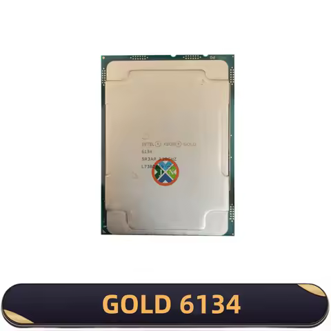 Intel Xeon Gold 6134 CPU 3.2GHz 8 Cores 16 Threads 24.75MB 130W processor LGA3647 Gold6134