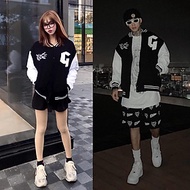 Áo Khoác Dù Bóng Chày Bomber Jacket GONZ Style Hàn Quốc Unisex Nam Nữ Couple Ulzzang KUN