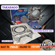 TAKASAGO CLICK125 CYLINDER BLOCK SET 59MM | GOOD QUALITY BORE KIT FOR CLICK125 59MM