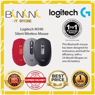 Logitech M590 Silent Wireless Mouse, Multi-Device, USB Unifying Receiver - Graphite Tonal