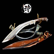 มีด Khukuri House รุ่น 98K วัสดุ​ใบ​:AUS-10 ใบหนา 6 มม. ด้ามไม้ พร้อมซองหนัง 44 ซม.