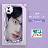 Mulia Apple iPhone 12 13 14 Plus Mini Pro Max Phone Case Kim Seok Jin BTS INS Colorful Wave Limit sofe Case jelly hp cassing Casing Accessories