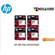 HP 685 BLACK/CYAN/MAGENTA/YELLOW INK CARTRIDGE [100% ORIGINAL]