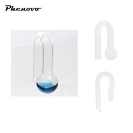 [Phenovo] Clear Aquarium Crystal Glass CO2 Detector CO2 Concentration Indicator Monitor