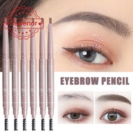 6 Colors Double Headed Eyebrow Pencil Waterproof Sweatproof Head Natural Pencil Eyebrow Fine B9p3
