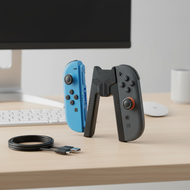Nintendo Switch 2 Joystick Controller Charger Dock, Portable Bracket for Nintendo Switch Accessories