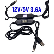 USB 5V To 1.5V 3V 4.5V 6V 9V 12V Output Voltage Cable step Up Down Converter For Watch Toys