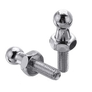 Ready 2 pcs 10mm Stainless Steel Ball Stud Bolt M6 Struts Ball