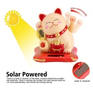 Kucing Maneki Solar/Pajangan Kucing Hoki/Patung Kucing Hoki/Lucky Cat