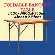 Foldable Banquet Table Event / Catering / Hall / Buffet Folding Table / Outdoor Dining Meja Lipat Ni