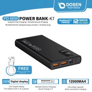 DOSEN powerbank 200000mah original fast charging PD66W outdoors portable power source Super large ca