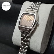 Seiko 5 TV wanita automatic 4206-5638 brown dial rare colektor item