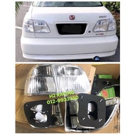 DEPO CIVIC EK 99 TAIL LAMP ALBINO SET // S21 REAR LIGHT FULL WHITE CLEAR / LAMPU BELAKANG / LIGHT