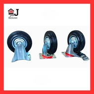 5 inch Trolley Wheels 5 inch Rubber Display Case Wheels Trolley Wheels