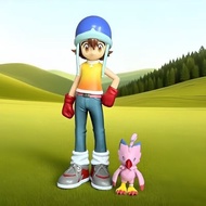 Digimon [Picchumon & Suna] Figure GK Digimon Picchumon GK Figure Model Statue Desktop Case Decoratio
