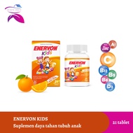 Enervon Kids Orange Flavored Lozenges Vitamin C Vitamin D3 Zinc Vitamin B Complex