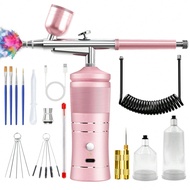 A Complete Set Of 17 Pieces, With Extension Hose Compressor Air Brush Set, Automatic Hand-Held Air B