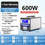 Power Station Solar Powerbank 180000mAh 1000W Generator Silent Power Station Camping Power Supply Po