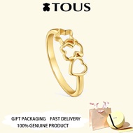 TOUS  Gold Plated Ring motifs vermeil TOUS Motifs Valentine's Day Anniversary Jewelry