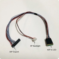 Kabel LVDS Panel Layar Laptop LVDS IPEX 40 PIN Untuk Board Universal - Single Dual Channel - IPA IPB