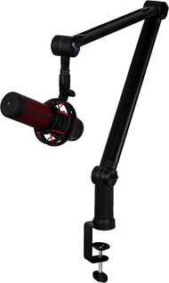 IXTECH Microphone Boom Arm with Desk Mount 360° Rotatable Adjustable and Foldable Scissor Mounting for Podcast Video Gaming Radio and Studio Audio Sturdy and Universal - Elegance Model