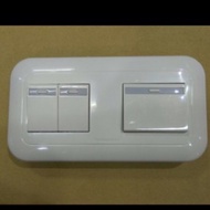 Panasonic 3gang 3 gang triple inbow switch panasonic panasonic switch 3 modules