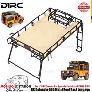 D1RC RC Defender D90 Metal Roof Rack Luggage for 1/10 RC Crawler Car Upgrade Parts Axial RC4WD Acces