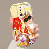 Casing HP OPPO F11 A9 2019 A9x Case HP Cat Pattern Handsome New Dual Case Protective Casing Simple Protection Softcase