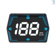 Head Up Display, GPS Speedometer Universal Car Heads-up Display 3 Inch MPH Speed Meter with Compass 