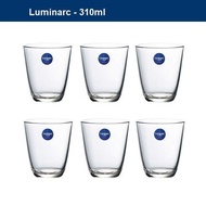 Bộ 6 ly thủy tinh Luminarc cao cấp 310ml - ly thủy tinh thấp luminarc 310ml