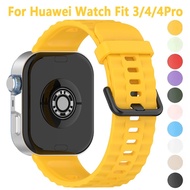 Silicone Strap For Huawei Watch Fit 4Pro Replacement Sport Watchband For Huawei Watch Fit 4 3