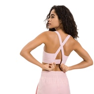 Lulululemon Summer New Style Yoga Bra Push-up Breasts Push-up Shockproof Sports Underwear DW227