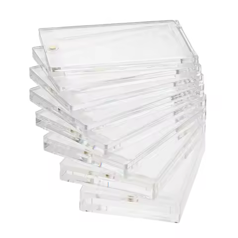 1pc Acrylic Magnetic Card Holders Display Case for Trading Cards Sports Cards 35pt 55pt 75pt 100pt 1