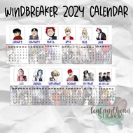 leaf and bean || windbreaker 2024 calendar || desk calendar