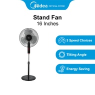 Midea MS608B Black Oscillation Stand Fan 16 Inches