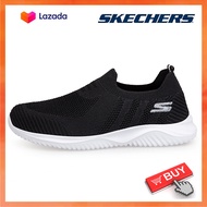 Skechers สเก็ตเชอร์ส รองเท้าผู้ชาย Men GOwalk 7 Walking Shoes - 216633-BBK Air-Cooled Goga Mat Dual-