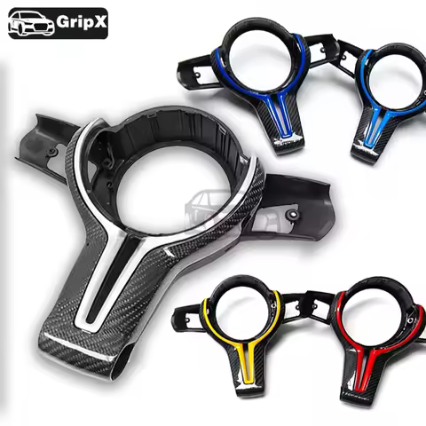 Steering Wheel Trim True carbon fiber frame For BMW M Series F80 F82 F10 F06 F12 F13 F15 F16 M-sport