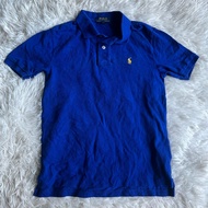 Blue polo ralph Shirt M Label Embroidered Yellow Horse 1