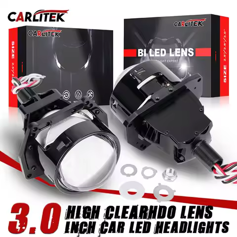 3 Inch Bi-LED Projector Lenses 6000K Hella 3R G5 H4 H7 9005 9006 Car Headlight Bulbs Retrofit Kits 6