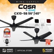 (Sirim) ALPHA COSA CX10 Ceiling Fan 56" 40" Remote Control 12+12 Speed 5 ABS Blade Kipas Siling Syil