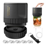 Electric Jar Vacuum Sealer Kit Can Automatic Sealing Machine with 10 Jar Lids for Wide Mouth&Regular