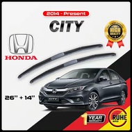 Honda City (GM6 / T9A) 2014 - 2020 - Silicone Car Wiper Quality Windshield Concentrated Cleaner Wipe
