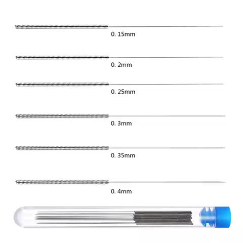 3D Printer Nozzle Cleaning Kit 0.2/0.3/0.4/0.5/0.6/0.8/1.0mm Stainless Steel Nozzle Cleaning Needles