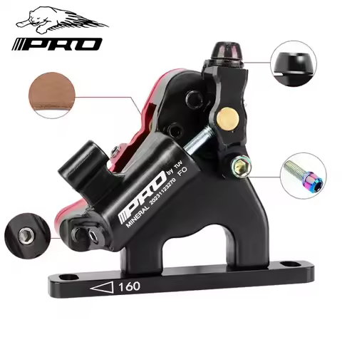 IIIPRO Road Bike Brake Caliper 160 mm XTR Large Cylinder Oil Hydraulic Disc Brake Cable Pulling Brak